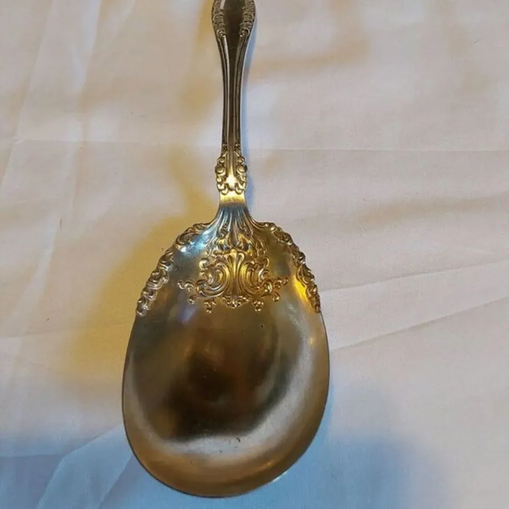 Silverplate International 1847 Rogers Bros AVON PRESERVE  SPOON  7‎ 1/2